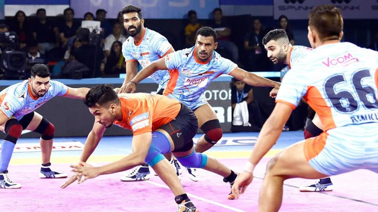 PKL 2019: ಬೆಂಗಾಲ್ ವಾರಿಯರ್ಸ್ ಘರ್ಜನೆಗೆ ಯು ಮುಂಬಾ ಶರಣು! PKL 2019: ಬೆಂಗಾಲ್ ವಾರಿಯರ್ಸ್ ಘರ್ಜನೆಗೆ ಯು ಮುಂಬಾ ಶರಣು!
