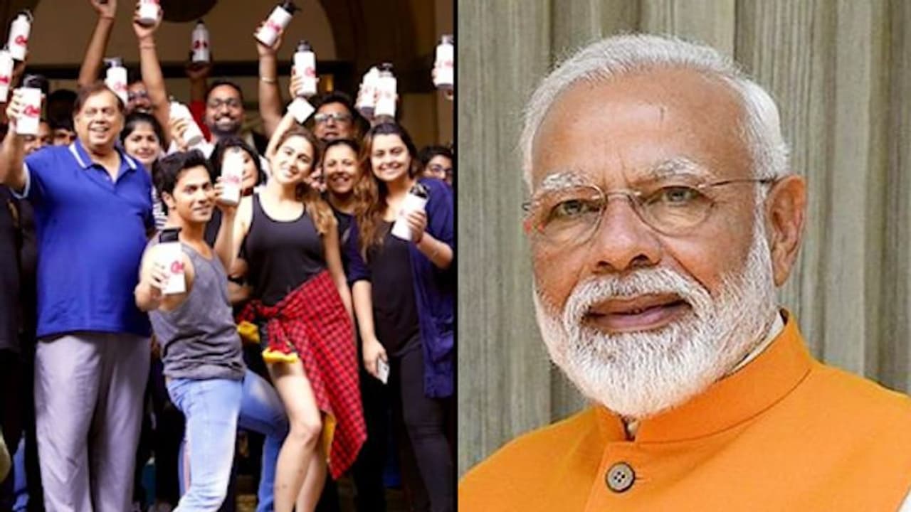 PM Modi hails 'Coolie No 1' team for going plastic free on sets
