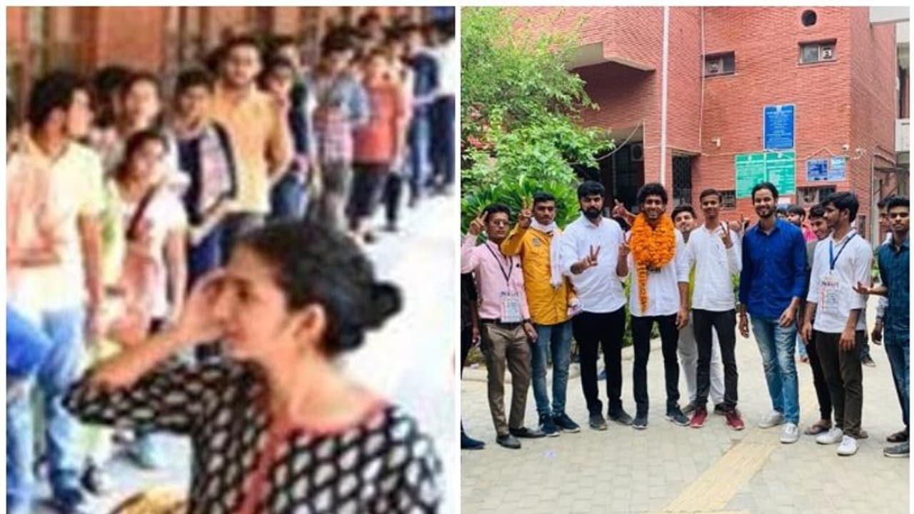 ദില്ലി സർവകലാശാല യൂണിയൻ തെരഞ്ഞെടുപ്പ്: നാല് പ്രധാന സീറ്റുകളിലേക്കുള്ള വോട്ടെടുപ്പ് തുടങ്ങി ദില്ലി സർവകലാശാല യൂണിയൻ തെരഞ്ഞെടുപ്പ്: നാല് പ്രധാന സീറ്റുകളിലേക്കുള്ള വോട്ടെടുപ്പ് തുടങ്ങി