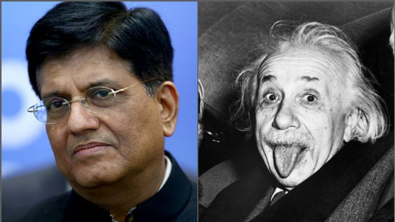 আইনস্টাইন মাধ্যাকর্ষণ অঙ্ক, সব গুলিয়ে হাসির পাত্র পীযূষ গয়াল, তবে অর্থনীতির জন্য ভয়ের ব্যাপার আইনস্টাইন মাধ্যাকর্ষণ অঙ্ক, সব গুলিয়ে হাসির পাত্র পীযূষ গয়াল, তবে অর্থনীতির জন্য ভয়ের ব্যাপার