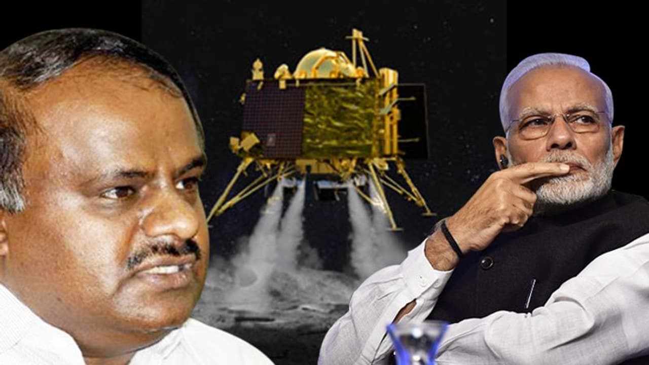 Chandrayaan 2: PM Modi’s presence at ISRO bad luck for scientists, says Kumaraswamy; BJP gives befitting reply