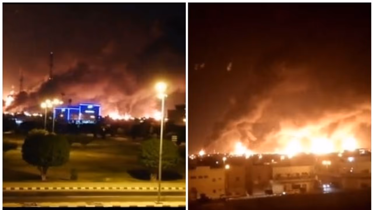 സൗദിയിലെ എണ്ണ ഉത്പാദനം പകുതിയായി കുറഞ്ഞു; ആഗോള വിപണിയിൽ വില ഉയരും, അമേരിക്ക ഇറാൻ വാക്പോര് മുറുകുന്നു സൗദിയിലെ എണ്ണ ഉത്പാദനം പകുതിയായി കുറഞ്ഞു; ആഗോള വിപണിയിൽ വില ഉയരും, അമേരിക്ക ഇറാൻ വാക്പോര് മുറുകുന്നു