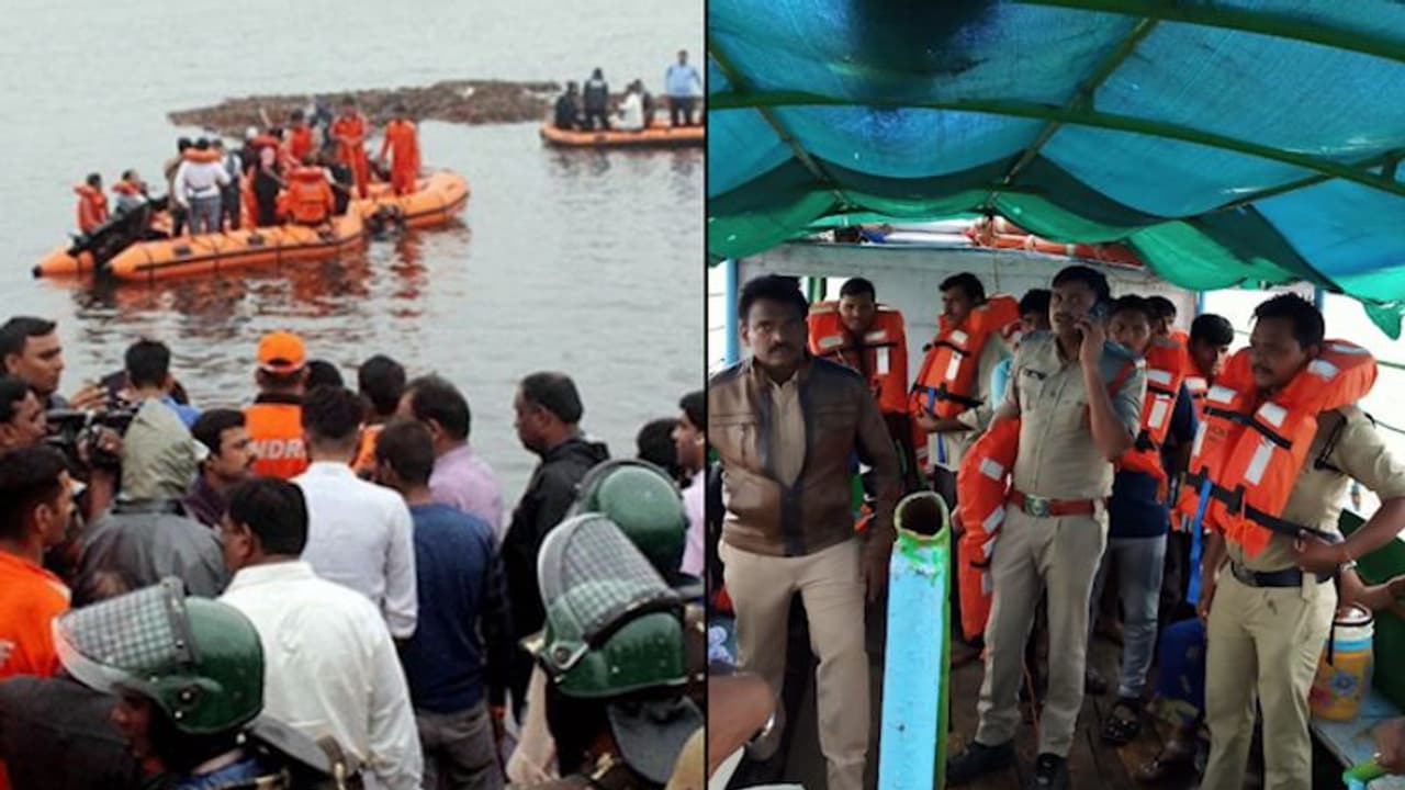 బోటు మునక: 41 మంది గల్లంతు, 24 మంది సురక్షితం