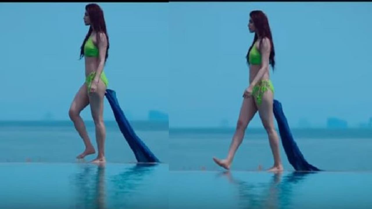 ಸ್ವಿಮ್ ಸೂಟ್‌ನಲ್ಲಿ ತಮನ್ನಾ ವಾಕ್... ಅಲ್ಲ ಅವರಲ್ಲ ಬಿಡಿ, ಮತ್ಯಾರು?