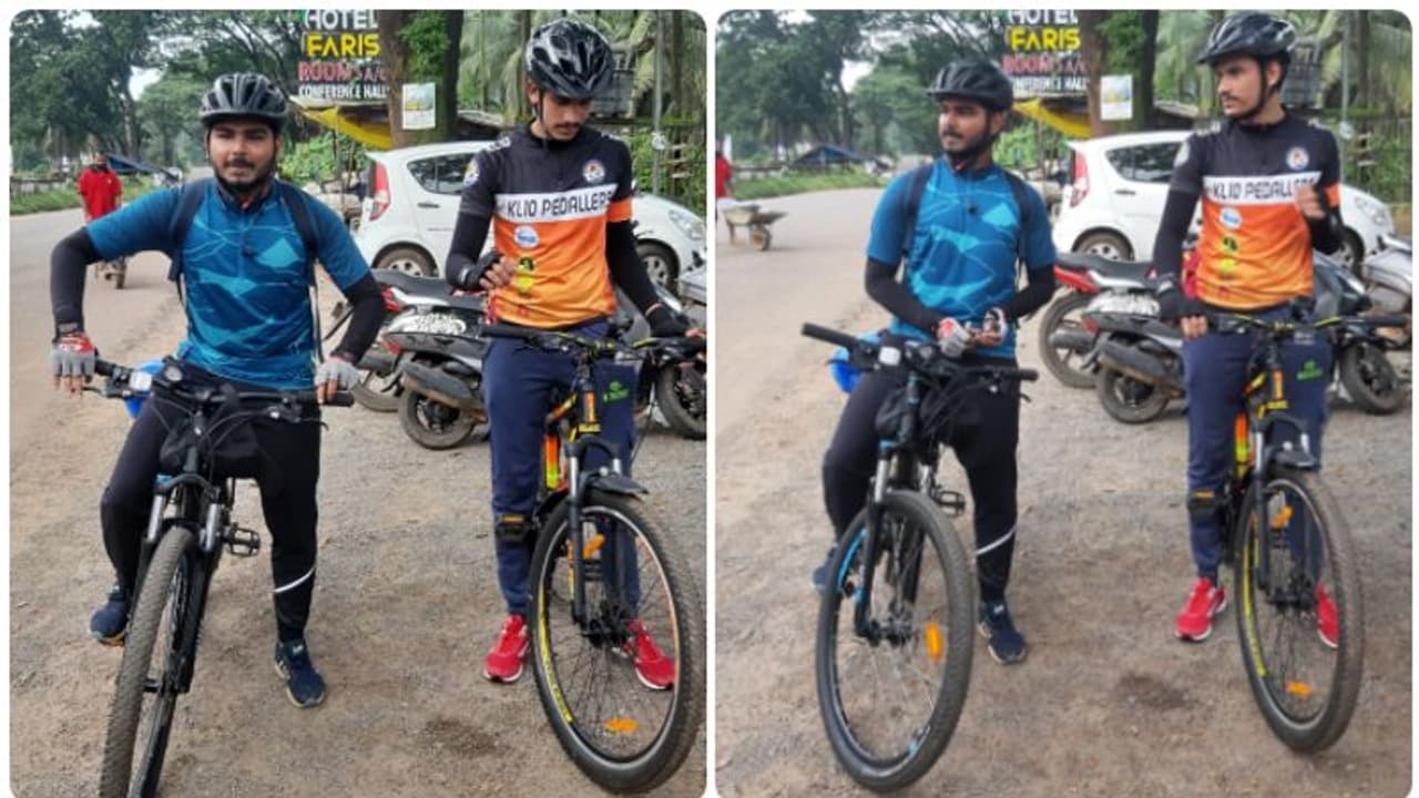 'അതെ ഞമ്മക്ക് പിരാന്താണ്'; സൈക്കിളില്‍ ഇന്ത്യ ചുറ്റാന്‍ യാത്രതിരിച്ച് യുവാക്കള്‍