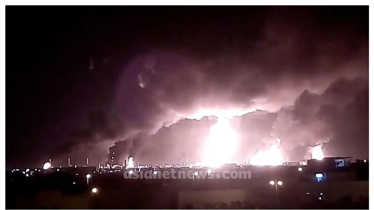 aramco oil plant drone attack aramco oil plant drone attack