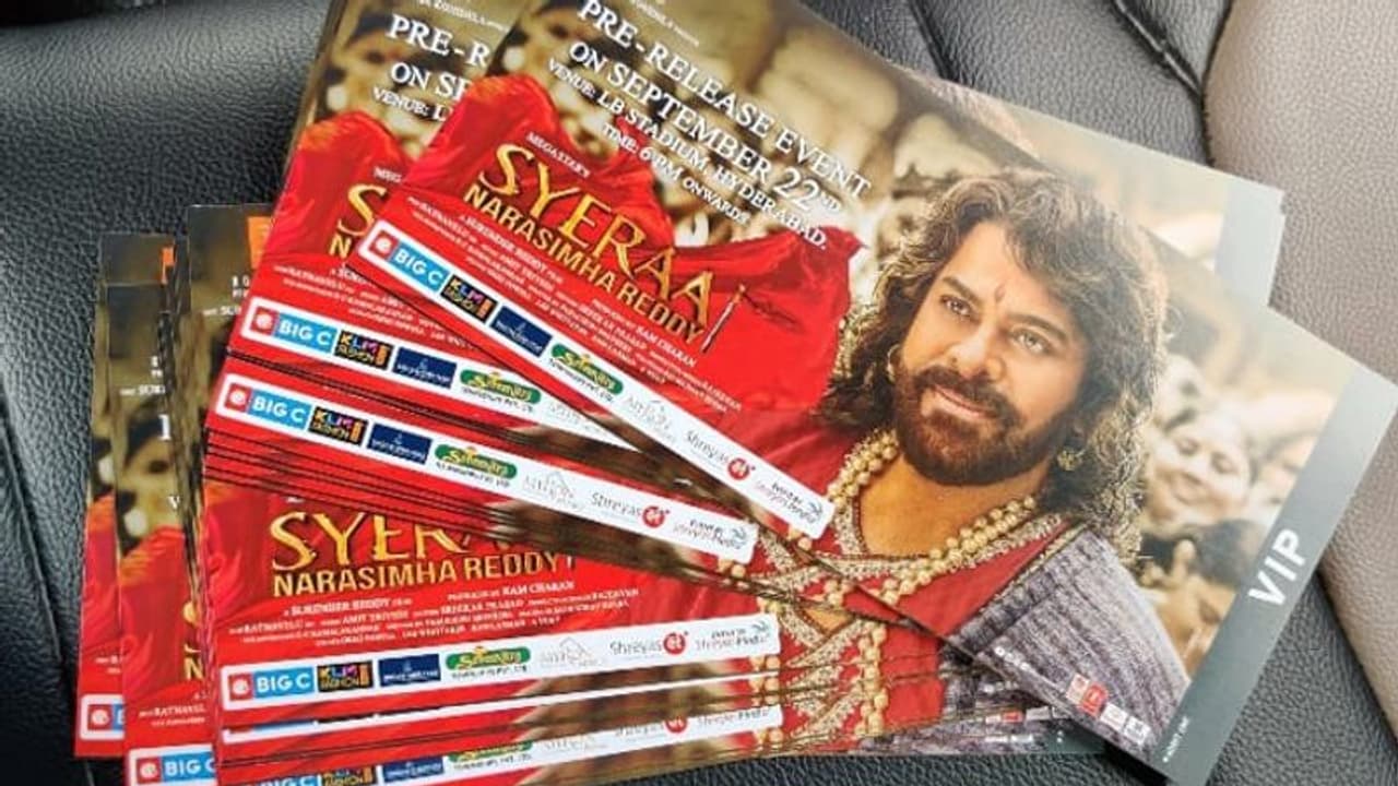 సైరా ప్రీ రిలీజ్ ఈవెంట్.. వేదిక మారడానికి కారణమిదే!