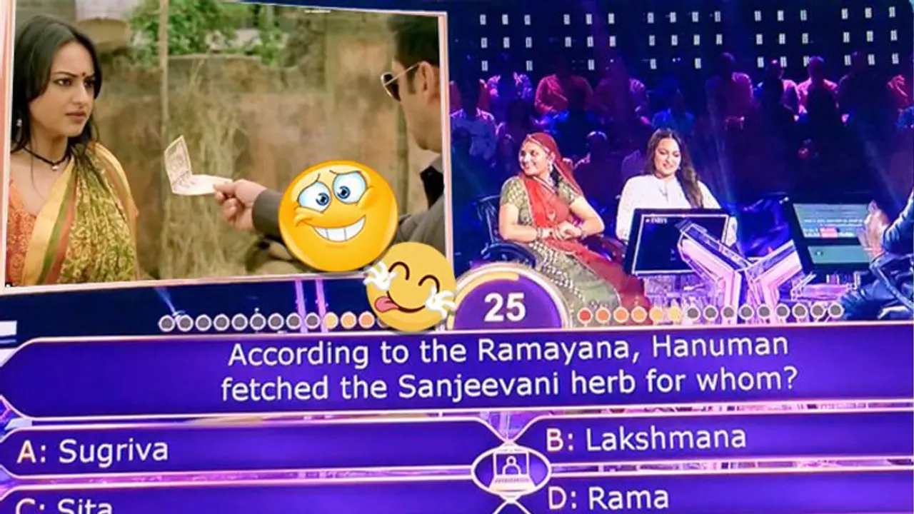 KBC gaffe: With a house named Ramayan, uncle Laxman, Sonakshi Sinha is most scared of Sanjeevini