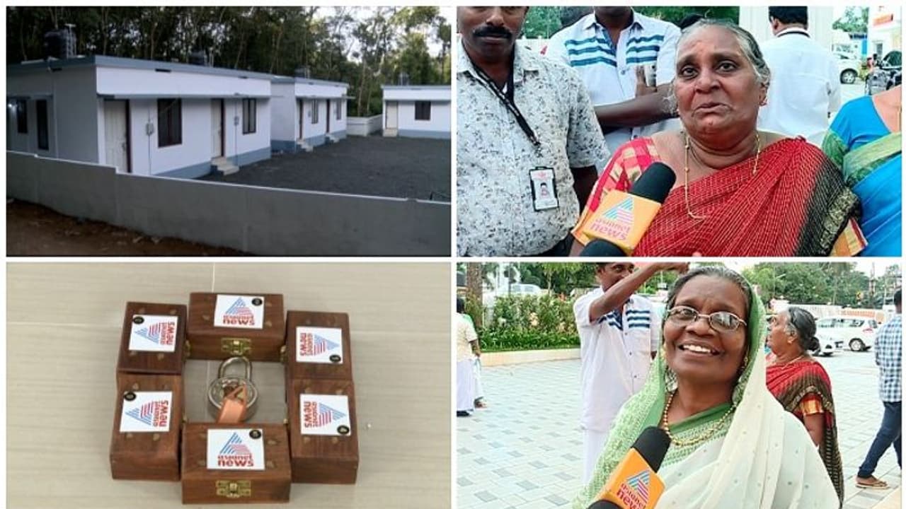 'സന്തോഷത്തിന്‍റെ താക്കോൽ', ഏഷ്യാനെറ്റ് ന്യൂസ് പ്രളയബാധിതർക്ക് നൽകിയ വീടുകളിൽ അവരെത്തി