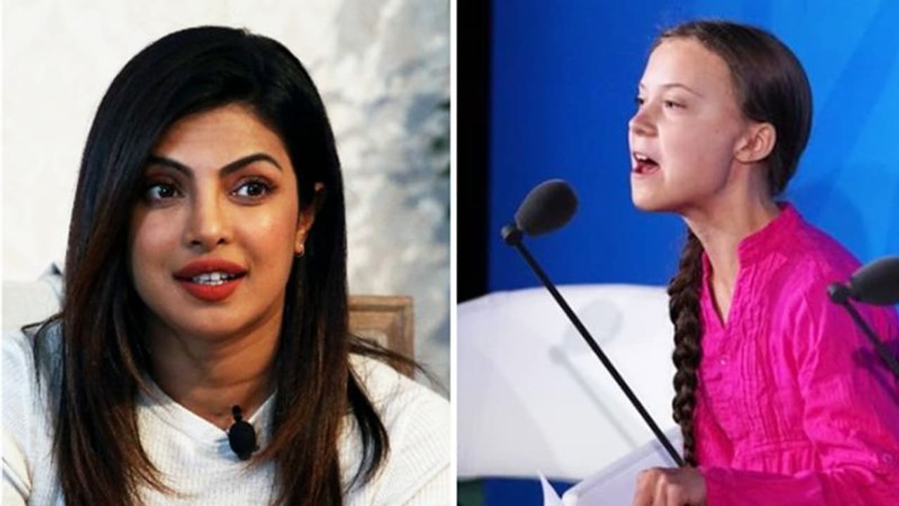 Priyanka Chopra on Greta Thunberg: 'Thanks for giving us the much needed punch in the face' Priyanka Chopra on Greta Thunberg: 'Thanks for giving us the much needed punch in the face'