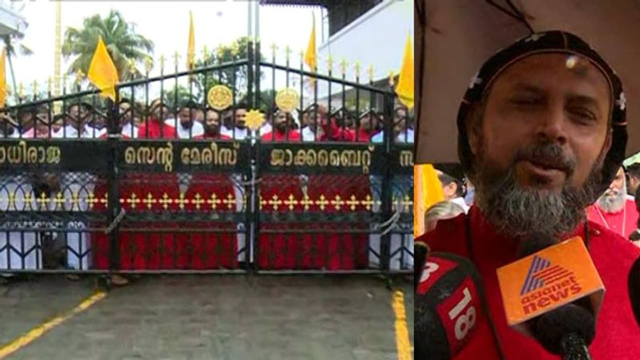 പിറവം പള്ളിയിൽ സംഘർഷം: ഓർത്തഡോക്സ് യാക്കോബായ വിഭാഗങ്ങൾ നേർക്കുനേർ