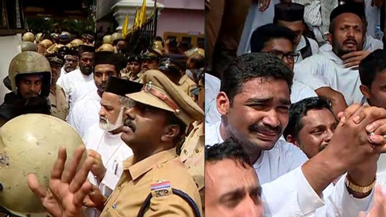 പിറവം പള്ളിയിൽ വൻ സംഘർഷം; യാക്കോബായ വിഭാ​ഗക്കാരെ പൊലീസ് അറസ്റ്റ് ചെയ്ത് നീക്കുന്നു