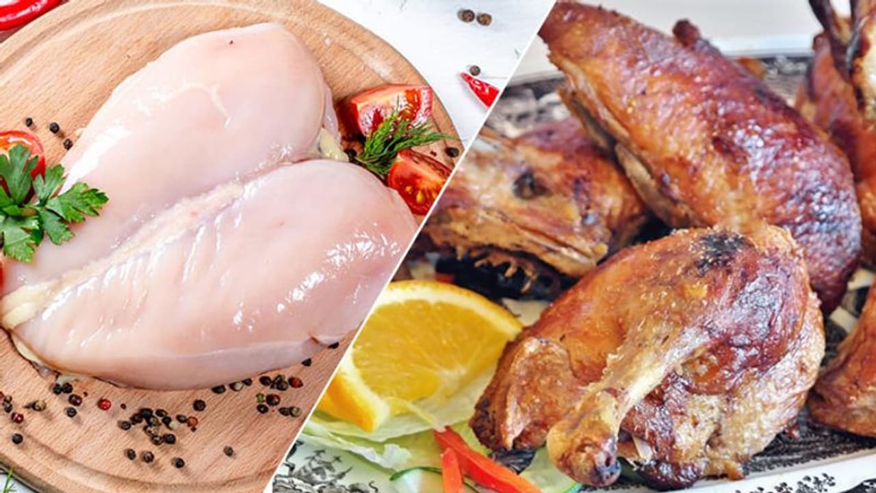 ഇറച്ചിക്കോഴിയും കോഴിയിറച്ചിയും