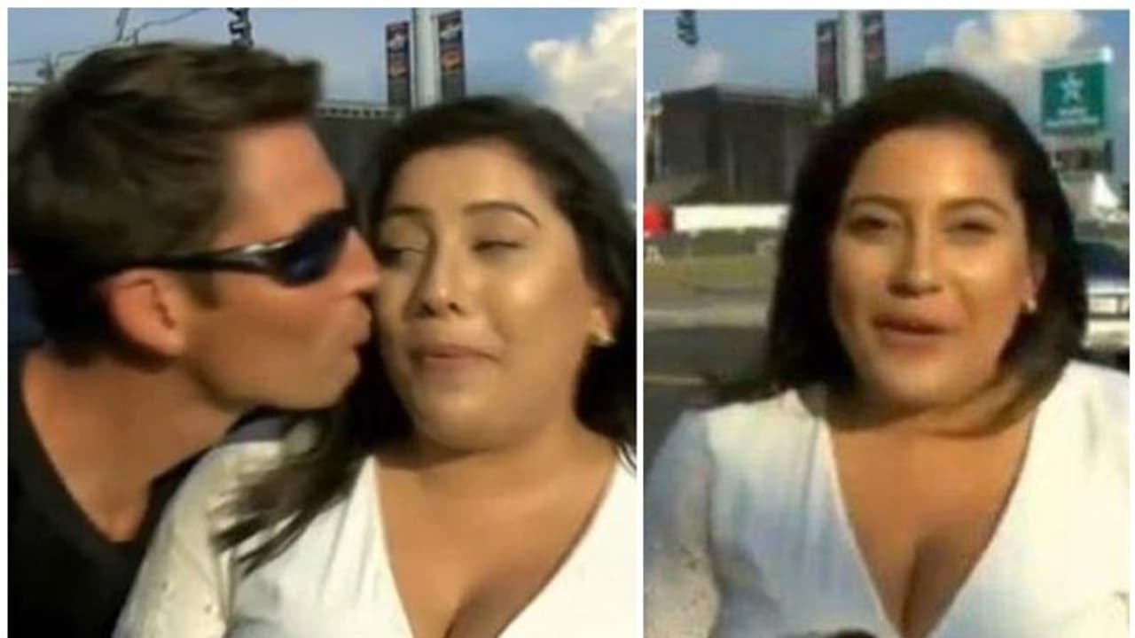 ലൈവ് റിപ്പോര്ട്ടിങിനിടെ മാധ്യമപ്രവര്ത്തകയെ ചുംബിച്ചു; യുവാവിനെതിരെ കേസ് ലൈവ് റിപ്പോര്ട്ടിങിനിടെ മാധ്യമപ്രവര്ത്തകയെ ചുംബിച്ചു; യുവാവിനെതിരെ കേസ്