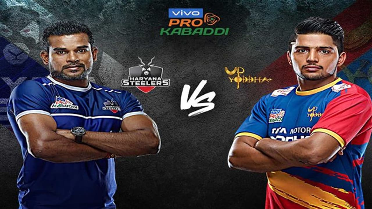 ప్రో కబడ్డి 2019: హర్యానా స్టీలర్స్ పై యూపీ యోదాస్ అద్భుత విజయం ప్రో కబడ్డి 2019: హర్యానా స్టీలర్స్ పై యూపీ యోదాస్ అద్భుత విజయం