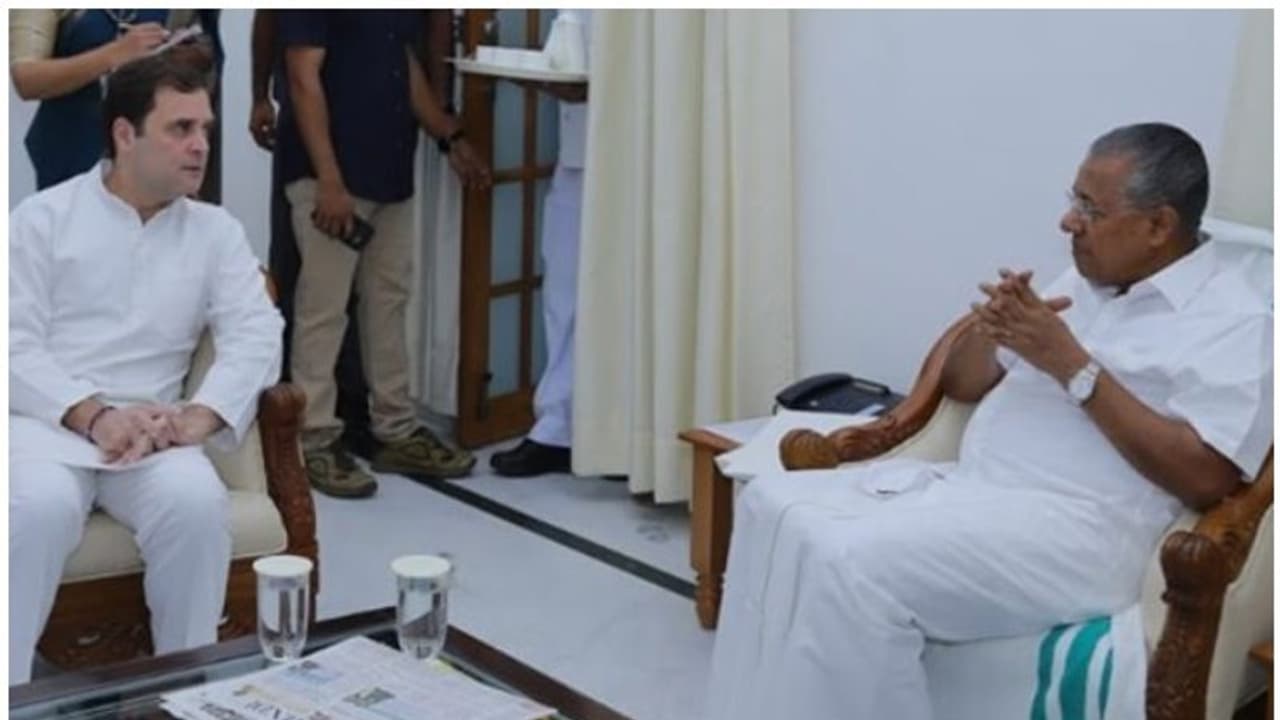 'ഇക്കാര്യത്തില് കേരള സര്ക്കാരിനൊപ്പം'; രാഹുല് ഗാന്ധി ഉറപ്പ് നല്കിയെന്ന് പിണറായി വിജയന് 'ഇക്കാര്യത്തില് കേരള സര്ക്കാരിനൊപ്പം'; രാഹുല് ഗാന്ധി ഉറപ്പ് നല്കിയെന്ന് പിണറായി വിജയന്