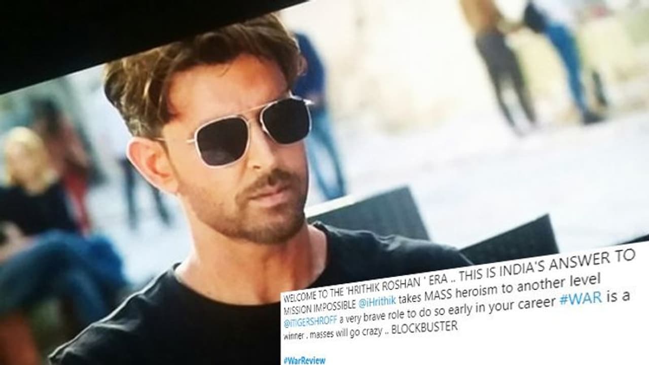 ആദ്യദിന കളക്ഷനില് അത്ഭുതം കാട്ടുമോ 'വാര്'? റിലീസ്ദിന പ്രേക്ഷകാഭിപ്രായം ഇങ്ങനെ ആദ്യദിന കളക്ഷനില് അത്ഭുതം കാട്ടുമോ 'വാര്'? റിലീസ്ദിന പ്രേക്ഷകാഭിപ്രായം ഇങ്ങനെ