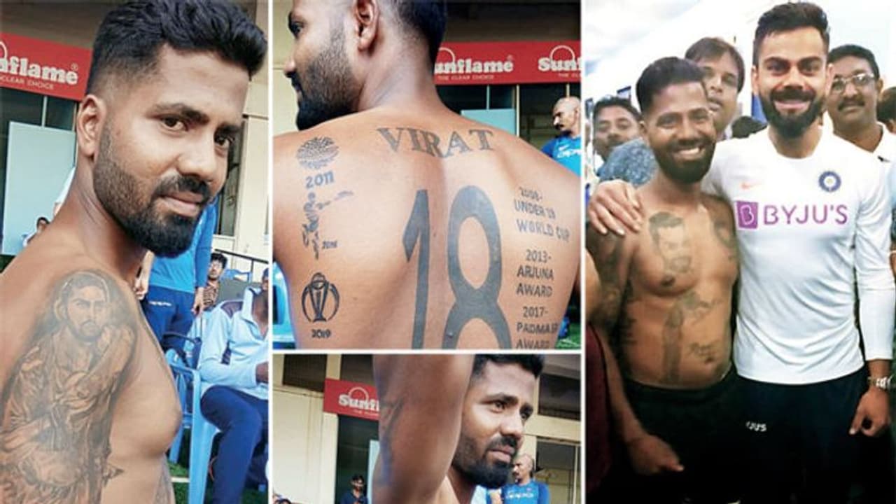 ആരാധന തലയ്ക്കു പിടിച്ചു; കോലിയെ ഞെട്ടിച്ച് ആരാധകന് ആരാധന തലയ്ക്കു പിടിച്ചു; കോലിയെ ഞെട്ടിച്ച് ആരാധകന്