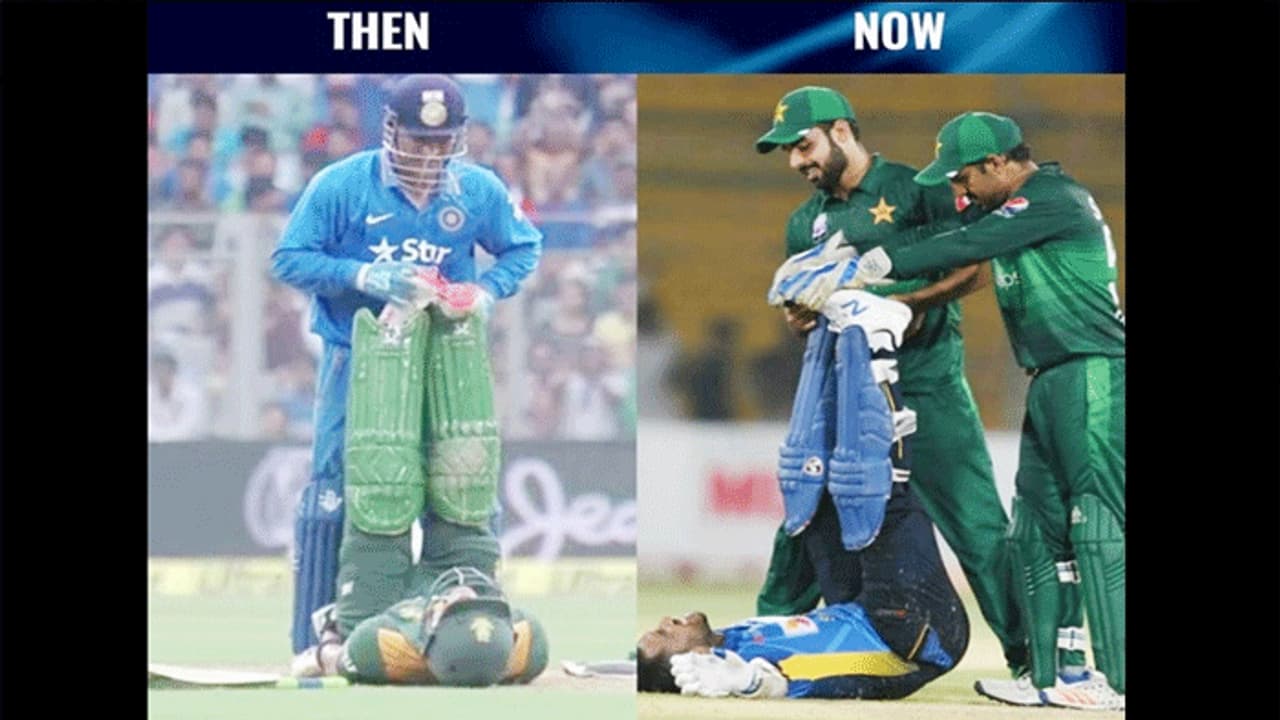 ధోనీని కాపీ కొట్టిన పాక్ కెప్టెన్ సర్ఫరాజ్ ధోనీని కాపీ కొట్టిన పాక్ కెప్టెన్ సర్ఫరాజ్