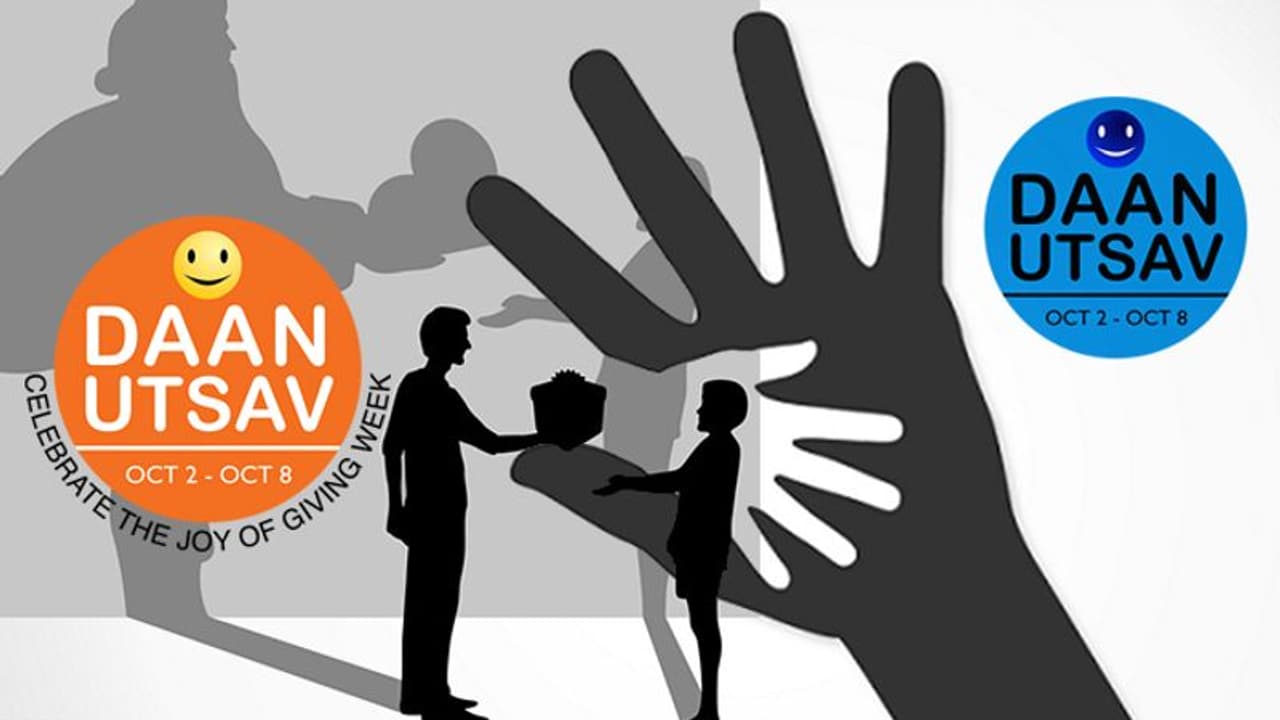 Celebrate the joy of giving; be an agent of change