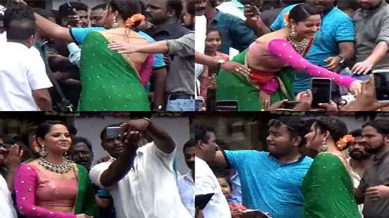 అనసూయకి చుక్కలు చూపించిన ఫ్యాన్స్! అనసూయకి చుక్కలు చూపించిన ఫ్యాన్స్!