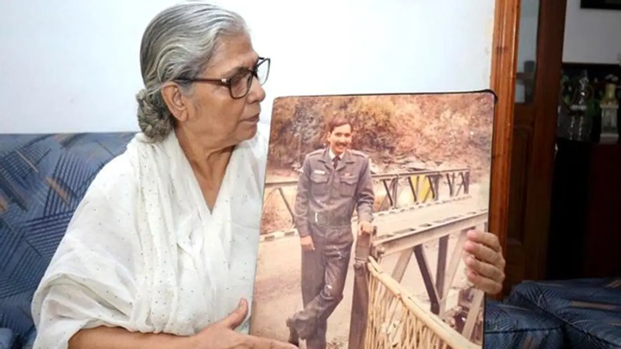 Squadron Leader Ravi Khanna martyred in 1990, engraved on National War Memorial Squadron Leader Ravi Khanna martyred in 1990, engraved on National War Memorial