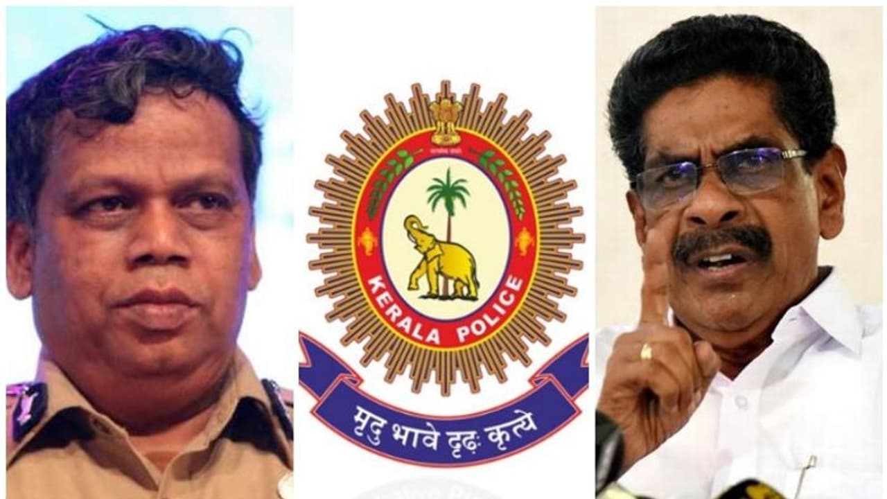 പൊലീസിന്റെ ചിഹ്നം ചുവപ്പടിച്ചെന്ന് പ്രതിപക്ഷം, ചിഹ്നത്തിൽ രാഷ്ട്രീയപ്പോര് മൂക്കുന്നു പൊലീസിന്റെ ചിഹ്നം ചുവപ്പടിച്ചെന്ന് പ്രതിപക്ഷം, ചിഹ്നത്തിൽ രാഷ്ട്രീയപ്പോര് മൂക്കുന്നു