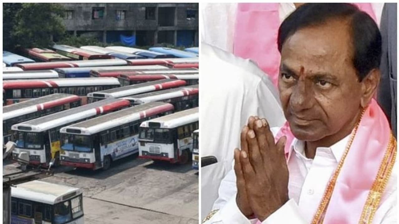 സര്ക്കാറിനെതിരെ സമരം ചെയ്തു; 48000 ജീവനക്കാരെ പിരിച്ചുവിടുമെന്ന് തെലങ്കാന സര്ക്കാര് സര്ക്കാറിനെതിരെ സമരം ചെയ്തു; 48000 ജീവനക്കാരെ പിരിച്ചുവിടുമെന്ന് തെലങ്കാന സര്ക്കാര്