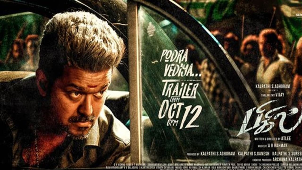 Tamil superstar Vijay's Bigil trailer released; fans 'verithanam' on social media Tamil superstar Vijay's Bigil trailer released; fans 'verithanam' on social media