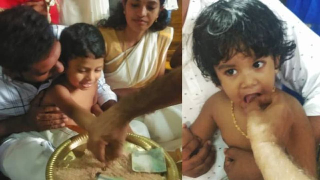 ഇന്ന് വിദ്യാരംഭം; അറിവിന്റെ ആദ്യക്ഷരം കുറിച്ച് കുരുന്നുകൾ ഇന്ന് വിദ്യാരംഭം; അറിവിന്റെ ആദ്യക്ഷരം കുറിച്ച് കുരുന്നുകൾ