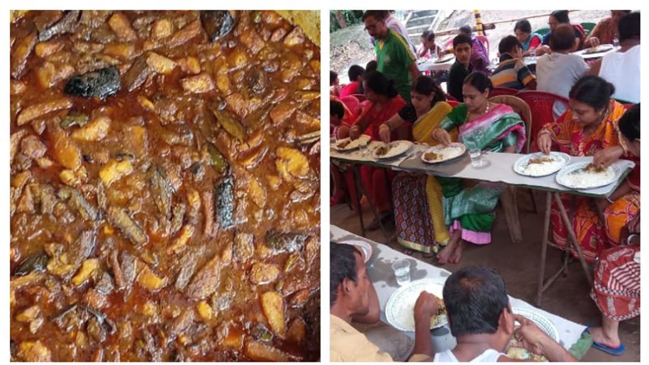 দশমীতে দু্র্গা চচ্চড়ি, খানাকুলের জমিদার বাড়িতে পাত পেড়ে খায় গোটা গ্রাম দশমীতে দু্র্গা চচ্চড়ি, খানাকুলের জমিদার বাড়িতে পাত পেড়ে খায় গোটা গ্রাম