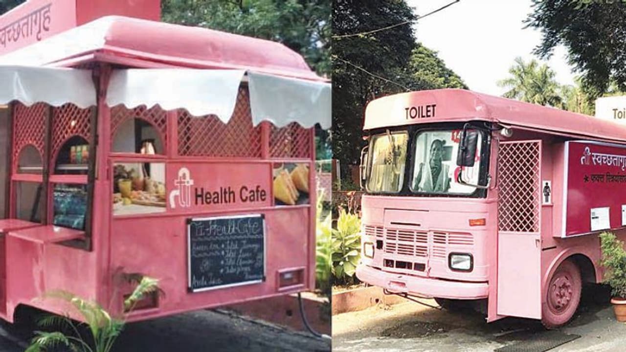 ಗುಜರಿ ಬಸ್ನಲ್ಲಿ ಹೈಟೆಕ್ ಸ್ತ್ರೀ ಶೌಚಾಲಯ! ಗುಜರಿ ಬಸ್ನಲ್ಲಿ ಹೈಟೆಕ್ ಸ್ತ್ರೀ ಶೌಚಾಲಯ!