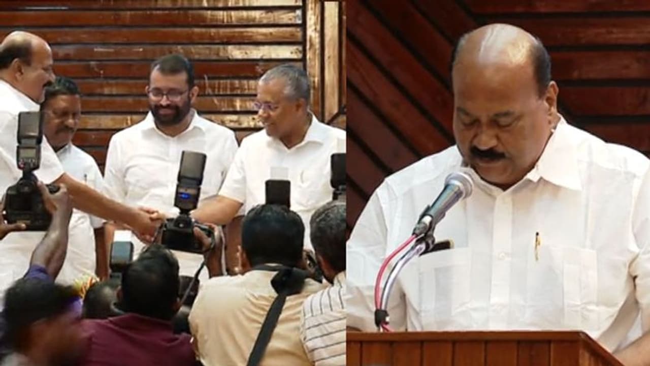 ദൈവനാമത്തിൽ സത്യപ്രതിജ്ഞ ചെയ്ത് മാണി സി കാപ്പൻ ദൈവനാമത്തിൽ സത്യപ്രതിജ്ഞ ചെയ്ത് മാണി സി കാപ്പൻ