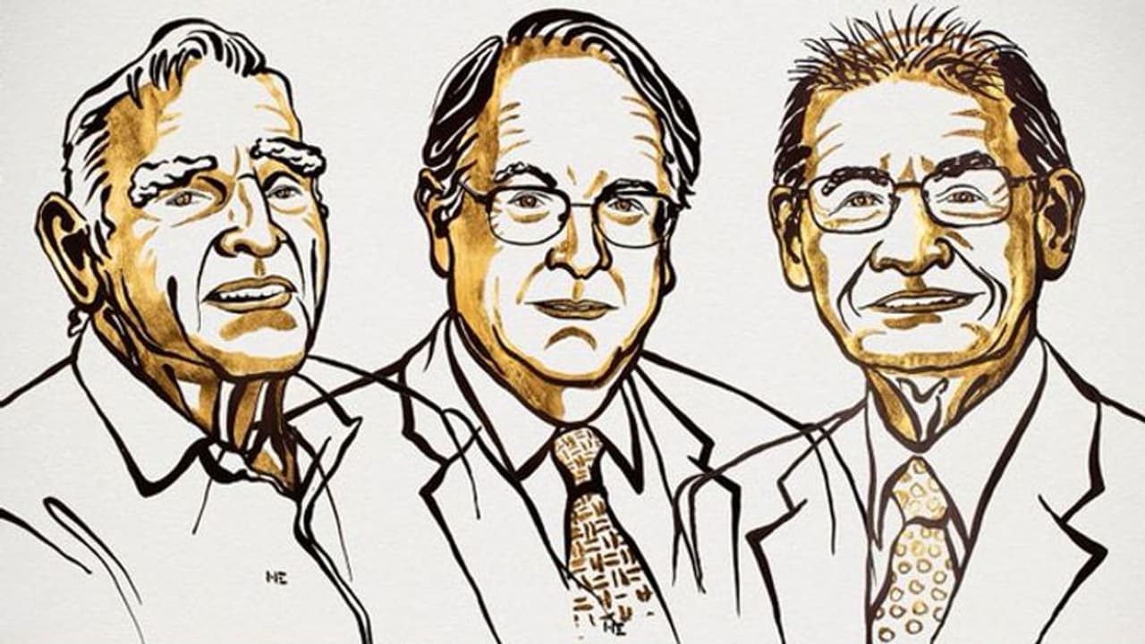 രസതന്ത്ര നൊബേല് പുരസ്കാരം പങ്കിട്ട് മൂന്ന് ശാസ്ത്രജ്ഞർ രസതന്ത്ര നൊബേല് പുരസ്കാരം പങ്കിട്ട് മൂന്ന് ശാസ്ത്രജ്ഞർ