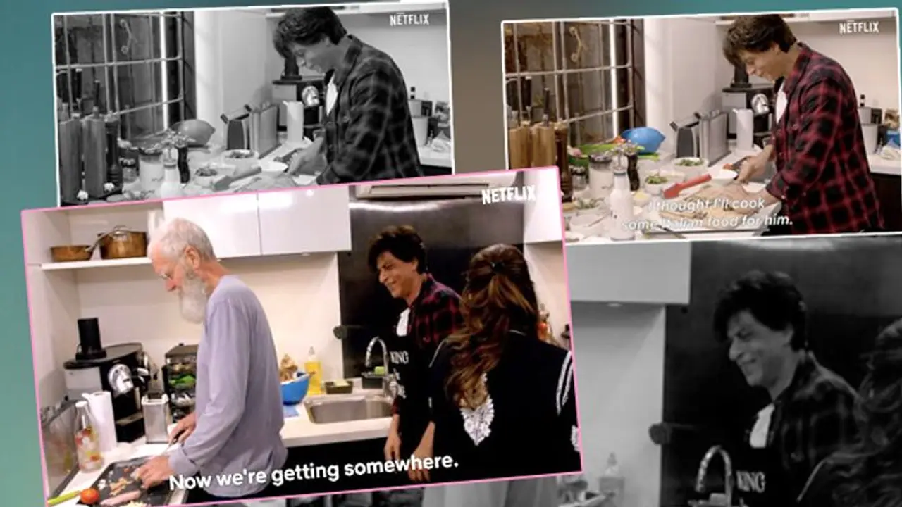 Shah Rukh Khan cooks Italian food for David Letterman (Video) Shah Rukh Khan cooks Italian food for David Letterman (Video)