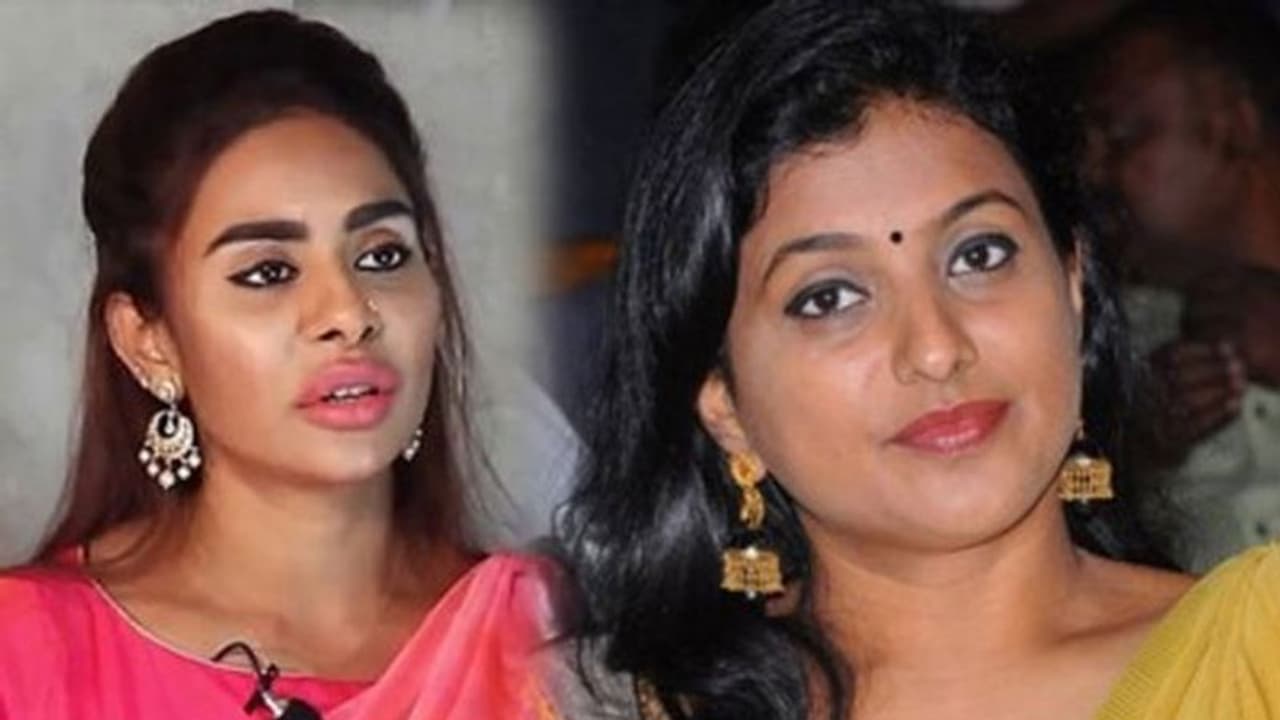 రోజాకి అతడితో ఎఫైర్ ఉందంటూ.. శ్రీరెడ్డి సంచలన ఆరోపణలు! రోజాకి అతడితో ఎఫైర్ ఉందంటూ.. శ్రీరెడ్డి సంచలన ఆరోపణలు!