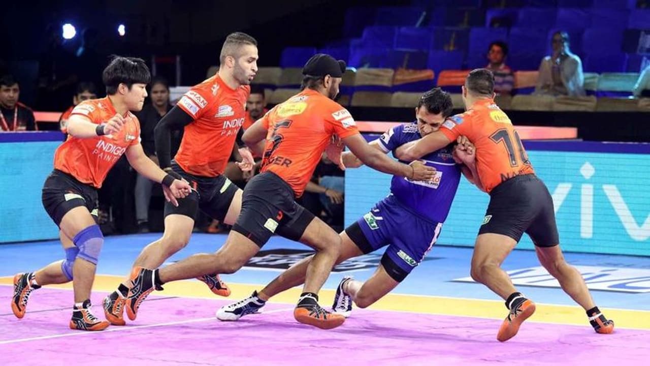 PKL 2019: ನಾಲ್ಕನೇ ಸ್ಥಾನಕ್ಕೆ ಜಿಗಿದ ಮುಂಬಾ! PKL 2019: ನಾಲ್ಕನೇ ಸ್ಥಾನಕ್ಕೆ ಜಿಗಿದ ಮುಂಬಾ!
