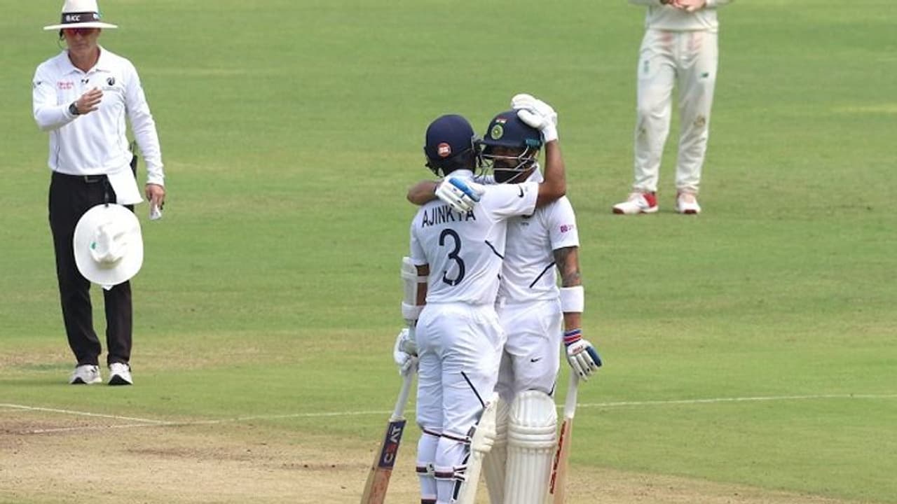 ದ್ರಾವಿಡ್ ಗಂಗೂಲಿ ದಾಖಲೆ ಮುರಿದ ಕೊಹ್ಲಿ ರಹಾನೆ!