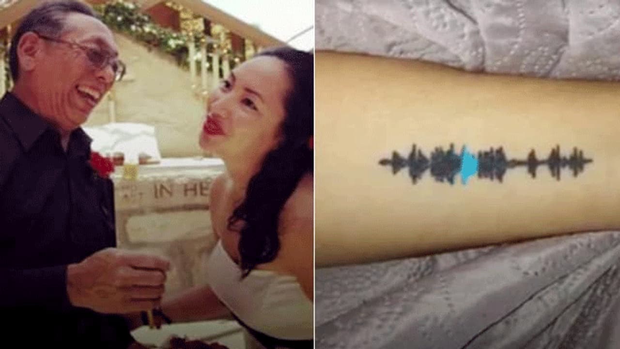 ‘నాన్నకు ప్రేమతో’... మాట్లాడే టాటూతో తండ్రికి కూతురి నివాళి ‘నాన్నకు ప్రేమతో’... మాట్లాడే టాటూతో తండ్రికి కూతురి నివాళి