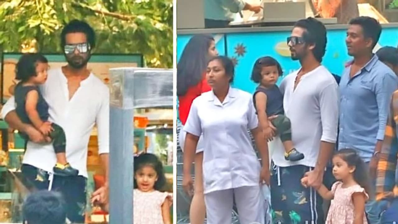 बेटी मीशा और बेटे को गोद में लेकर निकले शाहिद कपूर, लोगों ने पूछा इनकी मम्मी कहां है? बेटी मीशा और बेटे को गोद में लेकर निकले शाहिद कपूर, लोगों ने पूछा इनकी मम्मी कहां है?