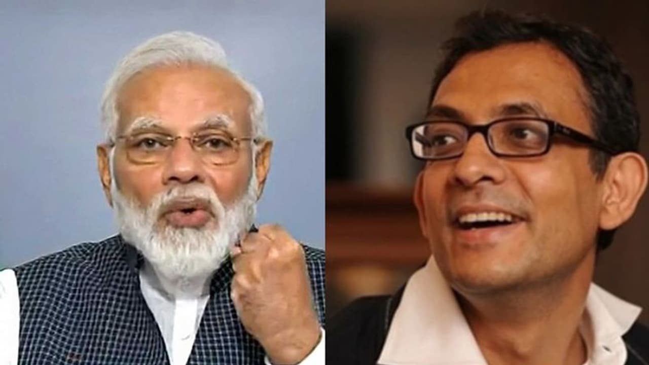 സാമ്പത്തിക ശാസ്ത്രത്തിനുള്ള നൊബേൽ സമ്മാനം നേടിയ അഭിജിത് ബാനർജിയെ അഭിനന്ദിച്ച് പ്രധാനമന്ത്രി സാമ്പത്തിക ശാസ്ത്രത്തിനുള്ള നൊബേൽ സമ്മാനം നേടിയ അഭിജിത് ബാനർജിയെ അഭിനന്ദിച്ച് പ്രധാനമന്ത്രി