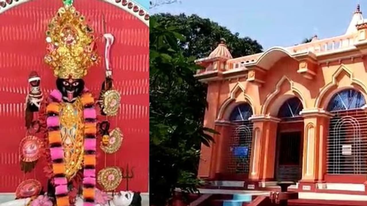 মন্দিরের পুকুরে ডুব দিয়ে শুরু হতো ডাকাতযাত্রা, পাঁচশো বছরের পুরোনো ঘটেই এখানে কালীপুজো মন্দিরের পুকুরে ডুব দিয়ে শুরু হতো ডাকাতযাত্রা, পাঁচশো বছরের পুরোনো ঘটেই এখানে কালীপুজো