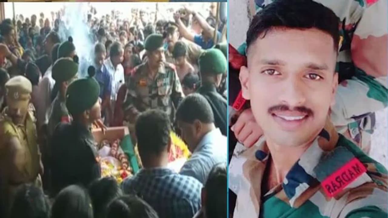 ധീരജവാൻ അഭിജിത്തിന് വിടച്ചൊല്ലി ജന്മനാട് ധീരജവാൻ അഭിജിത്തിന് വിടച്ചൊല്ലി ജന്മനാട്