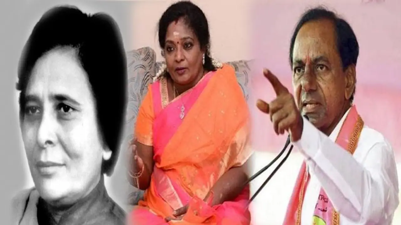 అచ్చం కుముద్ బెన్ జోషీ లాగే తమిళిసై: కేసీఆర్ పక్కలో బల్లెం? అచ్చం కుముద్ బెన్ జోషీ లాగే తమిళిసై: కేసీఆర్ పక్కలో బల్లెం?