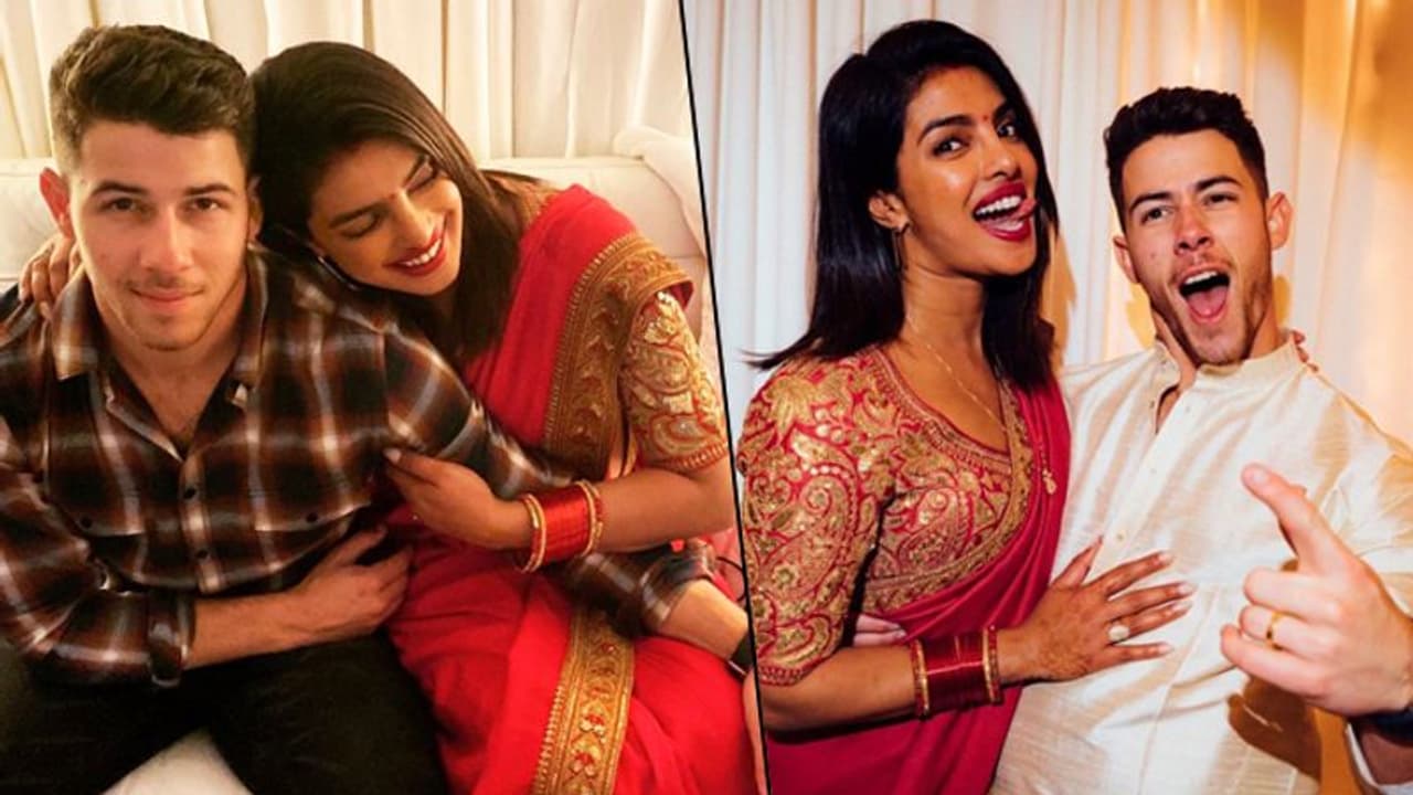 Priyanka Chopra celebrates Karwa Chauth with Nick Jonas in Los Angeles, shares pictures on Instagram Priyanka Chopra celebrates Karwa Chauth with Nick Jonas in Los Angeles, shares pictures on Instagram