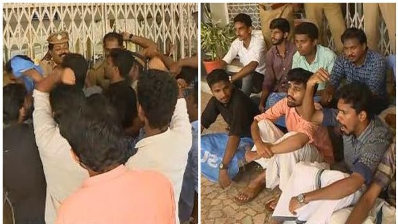 എംജിയിലെ മാർക്ക് തട്ടിപ്പ്: കെഎസ്‍യു പ്രതിഷേധം അറസ്റ്റില്‍ കലാശിച്ചു