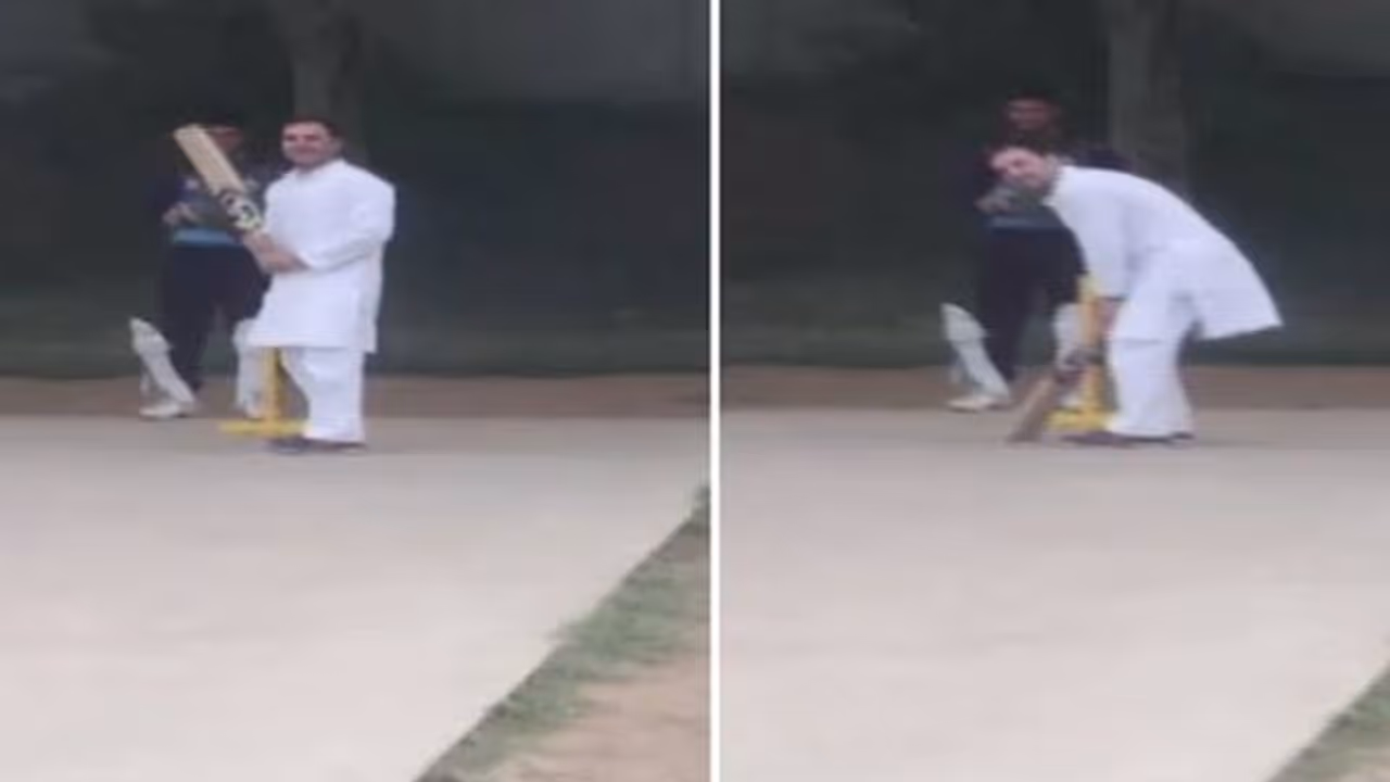 ಭರ್ಜರಿ ಬ್ಯಾಟಿಂಗ್ ಮಾಡಿದ ರಾಹುಲ್ ಗಾಂಧಿ ಭರ್ಜರಿ ಬ್ಯಾಟಿಂಗ್ ಮಾಡಿದ ರಾಹುಲ್ ಗಾಂಧಿ