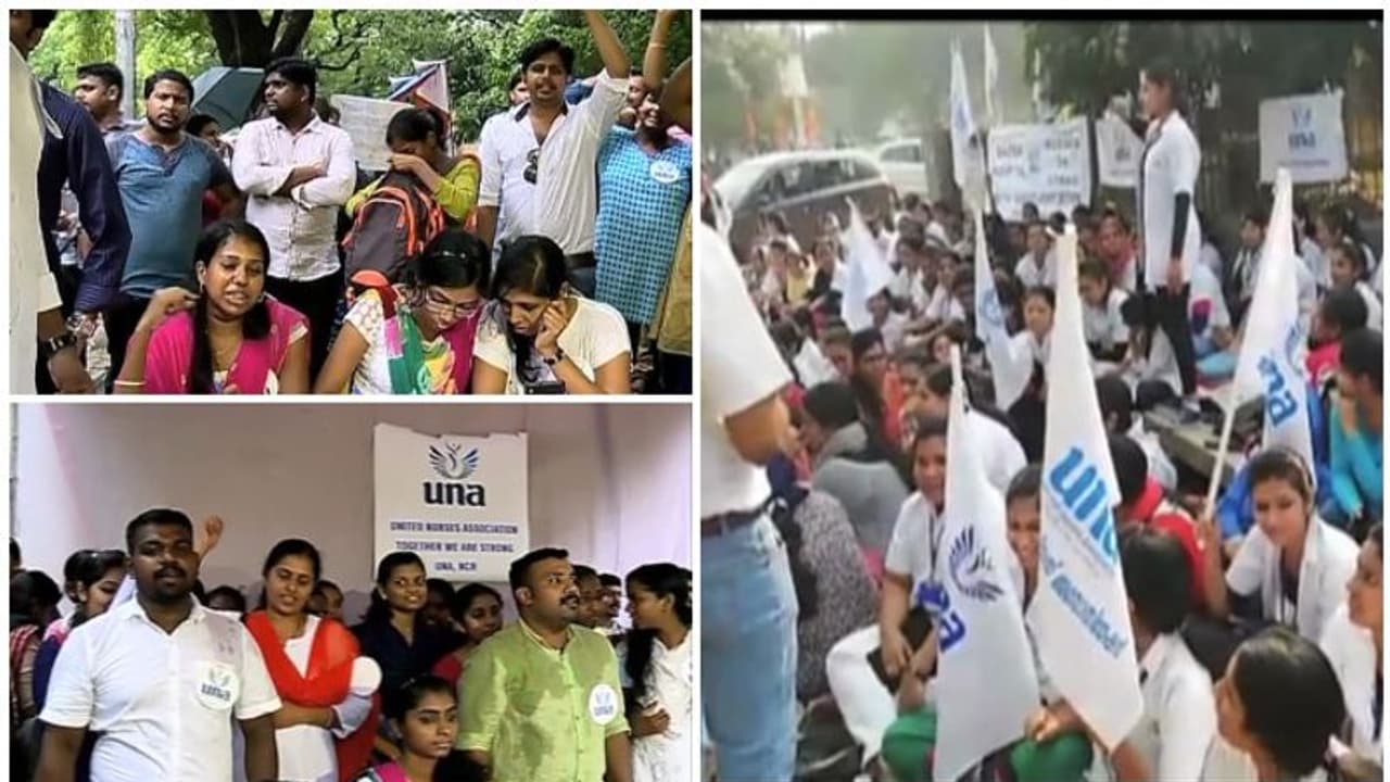 ശമ്പളപരിഷ്കരണം ; ദില്ലിയിലെ നഴ്സുമാര് പ്രക്ഷോഭത്തിലേക്ക്, ജന്തര്മന്തറില് പ്രതിഷേധ സംഗമം ശമ്പളപരിഷ്കരണം ; ദില്ലിയിലെ നഴ്സുമാര് പ്രക്ഷോഭത്തിലേക്ക്, ജന്തര്മന്തറില് പ്രതിഷേധ സംഗമം