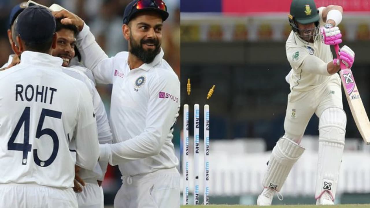 டுப்ளெசிஸை அதிரவைத்த உமேஷ் யாதவின் அவுட் ஸ்விங்.. மளமளவென விக்கெட்டை இழந்த தென்னாப்பிரிக்கா டுப்ளெசிஸை அதிரவைத்த உமேஷ் யாதவின் அவுட் ஸ்விங்.. மளமளவென விக்கெட்டை இழந்த தென்னாப்பிரிக்கா