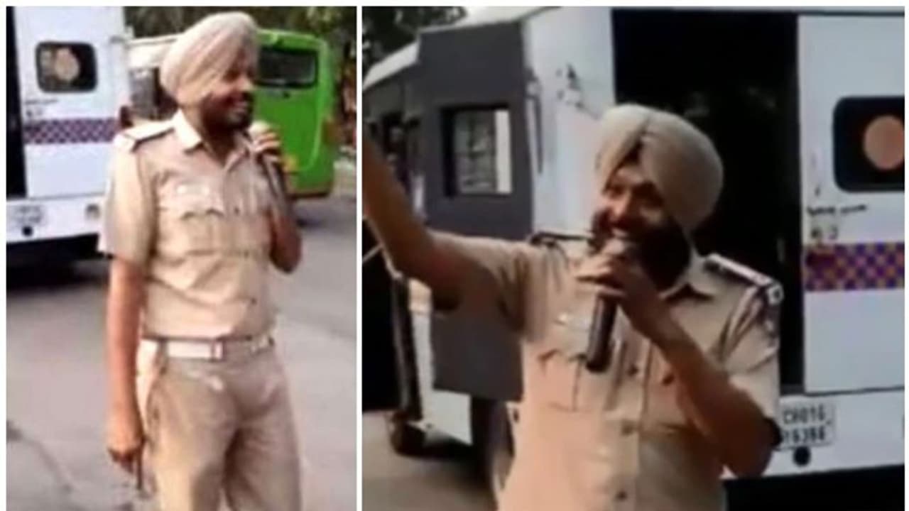 'ഇത് വെറും പാട്ടല്ല, വൈറലായ പാഠം പഠിപ്പിക്കല്';' ബോലോ താരാരരാ' സ്റ്റൈലില് പാട്ടുപാടി ട്രാഫിക് നിയന്ത്രിച്ച് പൊലീസുകാരന് 'ഇത് വെറും പാട്ടല്ല, വൈറലായ പാഠം പഠിപ്പിക്കല്';' ബോലോ താരാരരാ' സ്റ്റൈലില് പാട്ടുപാടി ട്രാഫിക് നിയന്ത്രിച്ച് പൊലീസുകാരന്